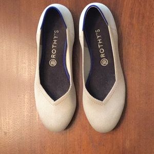 Rothy’s Flat Flax Birdseye Size 10.5